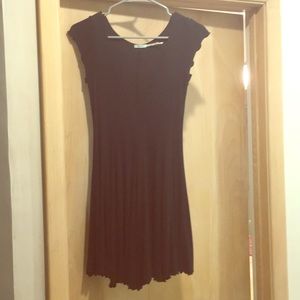 Urban Outfitters black ribbed dress